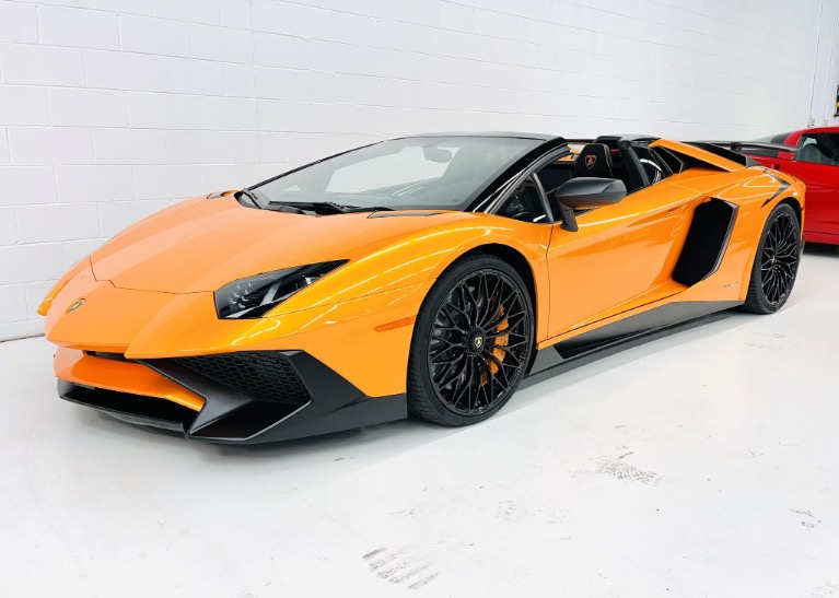 Lamborghini オレンジ・イエローセット 光るシャンパンクーラー付き Used 2017 Lamborghini Aventador LP 750-4 SV For Sale (Sold