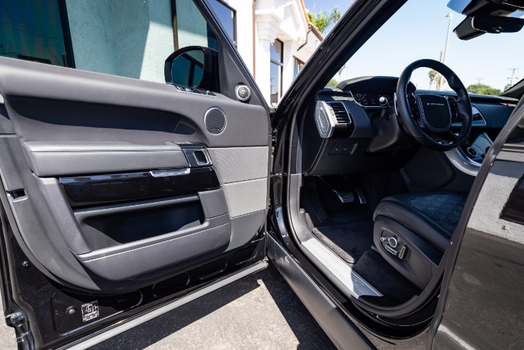 Used 2018 Land Rover Range Rover Sport SVR for sale Sold at iLusso Palm Beach in Boynton Beach FL 33426 52
